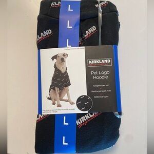 Large Kirkland Cosco Dog Sweater black nwt